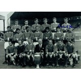 Nobby Stiles & David Herd Dual Signed 1968 Manchester Utd 6x4 Inch Photograph