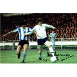 Mick Channon Signed 8x12 England Photograph