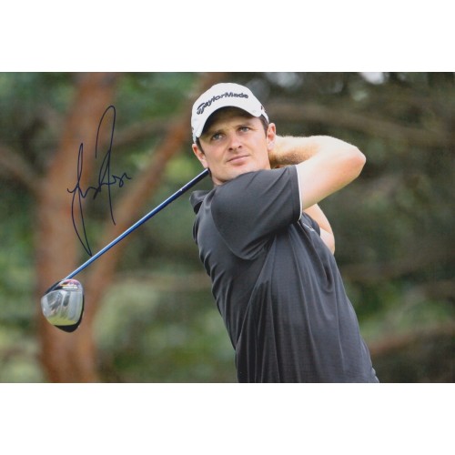 Justin Rose (US Open Winner) 8x12 Signed Golf Photograph