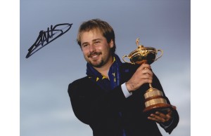 Victor Dubuisson  Signed 8x10 Ryder Cup  Photograph