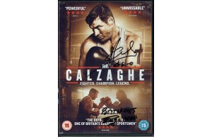 Joe & Enzo Calzaghe Signed DVD Insert of Mr Calzaghe Fighter Champion Legend