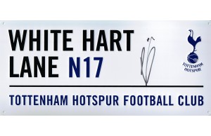 Harry Kane Signed  White Hart Lane N17 Tottenham Hotspur Football Street Sign