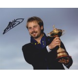 Victor Dubuisson Signed 8x10 Ryder Cup Photograph