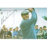 Roberto De Vincenzo Signed Post Card British Open Champion in 1967 at Hoylake