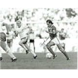 Ray Wilkins (1956-2018) Signed 1982 Finland v England 8x10 Press Photograph