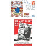 Bryan Robson Signed Sir Matt Busby 80th Birthday Cover Series No 28 Insert