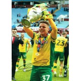 Max Aarons Signed Norwich City 8x12 Football Photograph