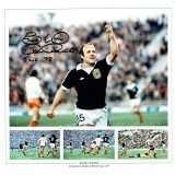 Archie Gemmill Signed Collage Scotland 1978 World Cup 16 x 12 inch Football Photograph