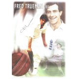 Fred Trueman OBE Signed 12x8 Inch Publicity Page