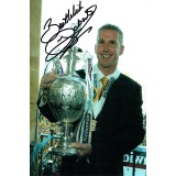 Iwan Roberts Norwich City Signed 12 x 8 inch Football Photograph
