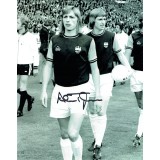 Alan Taylor Signed 10x8 Inch West Ham Utd 1975 FA Cup Final Photograph